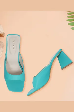 MEHNAM Open Toe Block Heels