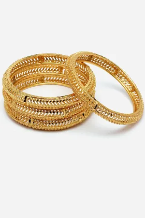 Anouk Set Of 4 Gold-Plated Bangles