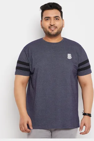Bigbanana Pure Cotton Plus Size Round Neck T-Shirt