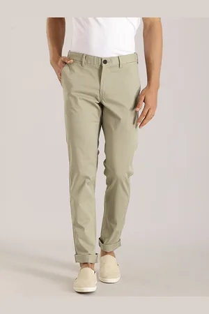 Indian Terrain Men Brooklyn Slim Fit Chinos Trousers