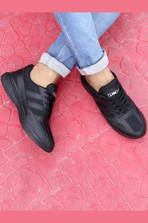 BXXY Men Textile High-Top Running Non-Marking Shoes