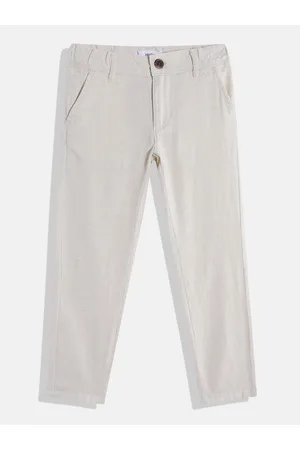 Man WHITE Trousers With Darts X3M81484090RORXZB002 | Tods