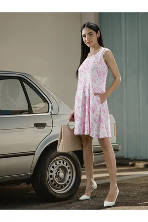 AND Floral Printed Linen Dress