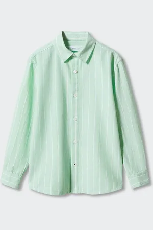 MANGO Boys Striped Casual Shirt