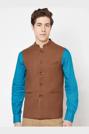 Crimsoune Club Sleeveless Nehru Jacket