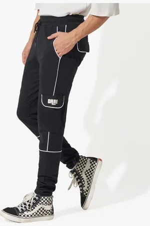 Maniac Men Mid-Rise Slim-Fit Cotton Joggers