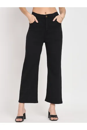 AngelFab Women Relaxed Fit Mid-Rise Pocket Stretchable Cotton Jeans