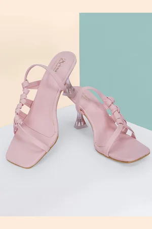 MEHNAM Open Toe Slim Heels