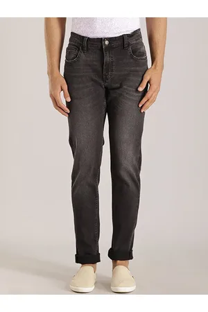 Indian Terrain Men Brooklyn Slim Fit Light Fade Pure Cotton Jeans