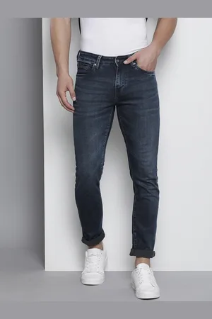 Nautica Men Slim Fit Light Fade Stretchable Mid-Rise Jeans