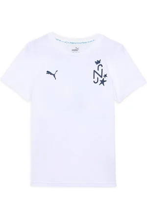 PUMA Kids Neymar Jr Youth Printed Detail Cotton Football Cotton Sports T-Shirt