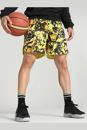 PUMA Men Franchise Printed Basketball Shorts