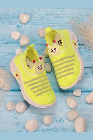 Lil Lollipop Kids Striped Lightweight Musical Slip On Sneakers