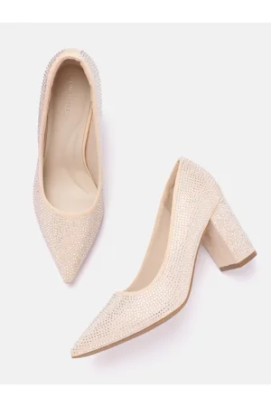 Lino Perros Women Embellished Party Block Heel Pumps