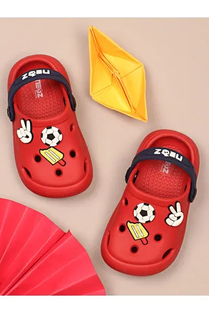 NEOZ Kids Embellished Rubber Clogs