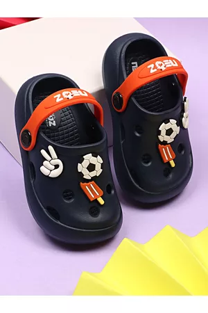NEOZ Kids Embellished Rubber Clogs