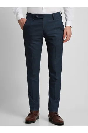 Buy Men Cream Solid Slim Fit Casual Trousers Online  658277  Peter England