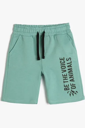 Koton Boys Typography Printed Mid-Rise Regular Shorts