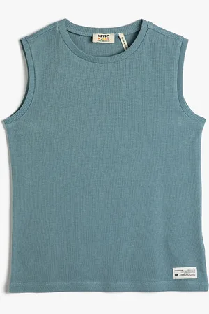 Koton Boys Sleeveless Cotton T-shirt