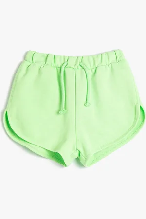 Koton Girls Regular Fit Cotton Shorts