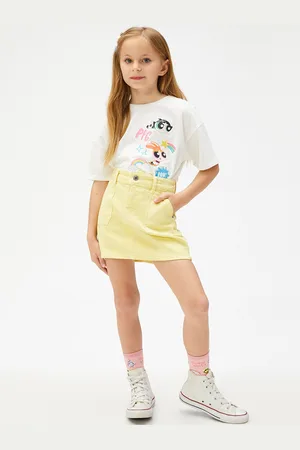 Koton Girls Straight Mini Skirt