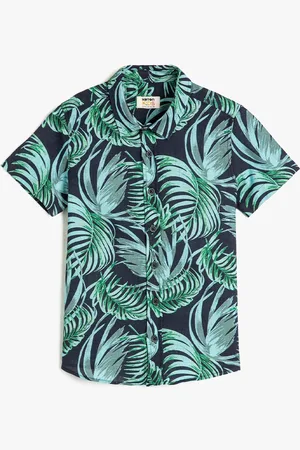 Koton Boys Tropical Printed Casual Shirt