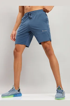 TECHNOSPORT Men Mid-Rise Slim Fit Sports Shorts With Antimicrobial Technology