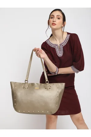 KLEIO Women Structured Handheld Bag With Embellishments