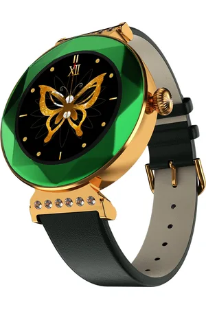 Fire-Boltt Emerald Gemstone-Studded Smartwatch With 1.09 HD Display & Wireless charging