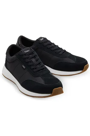 TOMS Men Contrast Sole Suede Sneakers