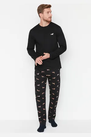 Trendyol Conversational Printed Pure Cotton Tracksuit
