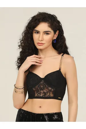 Lace Lightly-Padded Bralette Bra