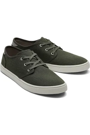 TOMS Men Canvas Contrast Sole Sneakers