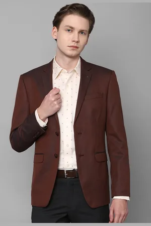 Louis Philippe Self-Design Slim-Fit Formal Blazers