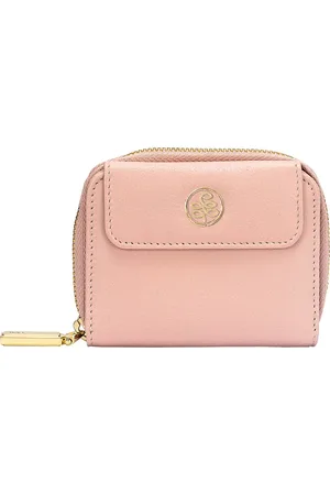 Eske Women Rose Solid Zip Around Wallet