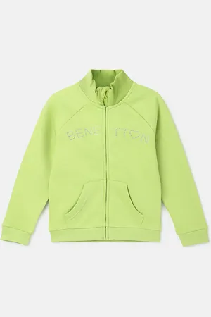 Benetton Girls Green Sweatshirt