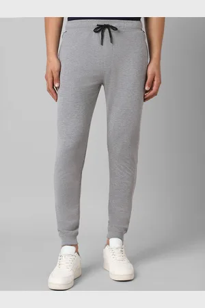 PEOPLE Men Grey Mid Rise Joggers