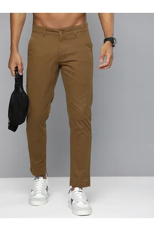 Flying Machine Men Slim Tapered Fit Mid-Rise Chinos Trousers