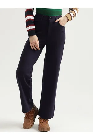 Benetton Women High-Rise Trousers