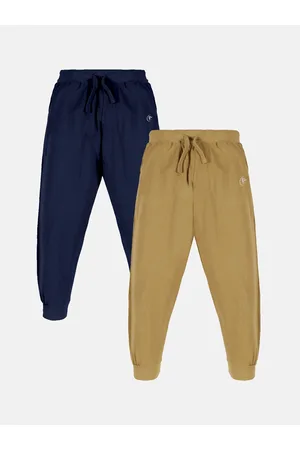KiddoPanti Kids Pack Of 2 Pure Cotton Joggers