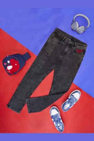 Pantaloons Boys Clean Look High Fade Jeans