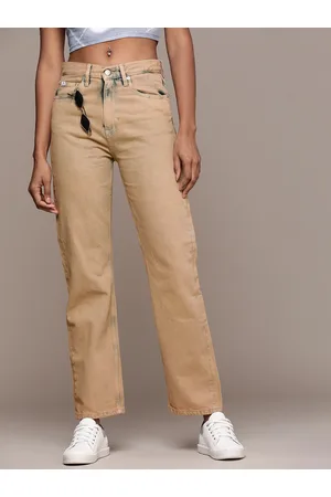 Calvin Klein Calvin Klein Women Pure Cotton Straight Fit High-Rise Jeans