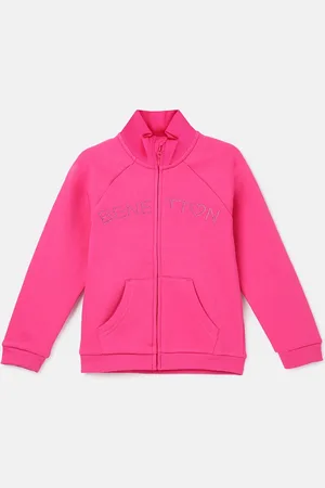 Benetton Girls Fuchsia Sweatshirt