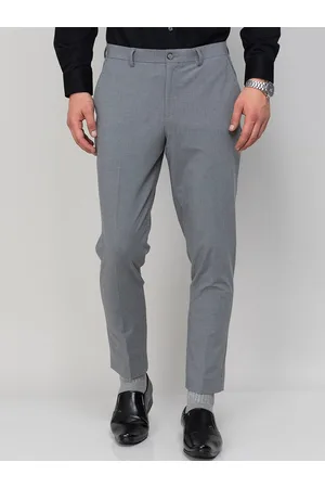 Lifestyle Men Mid-Rise Cotton Formal Trousers