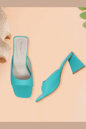 MEHNAM Open Toe Block Heels