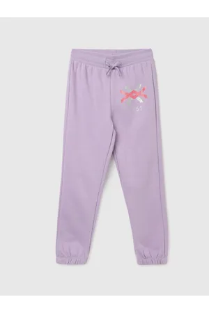 Benetton Girls Printed Joggers