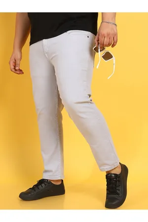 Instafab Plus Size Jean Relaxed Fit Clean Look Cotton Stretchable Jeans