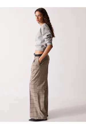 H&M Women Wide Tailored Trousers
