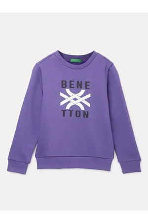 Benetton Boys Typography Printed Sweatshirt