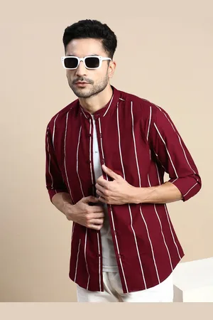 Invictus Sport Slim Fit Striped Cotton Casual Shirt